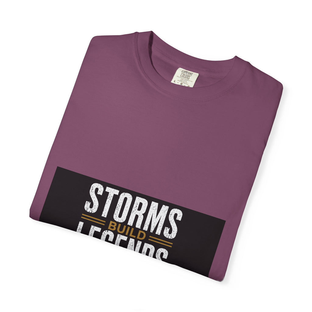 Storms Build Legends T-Shirt — Lightning Wave Graphic Tee