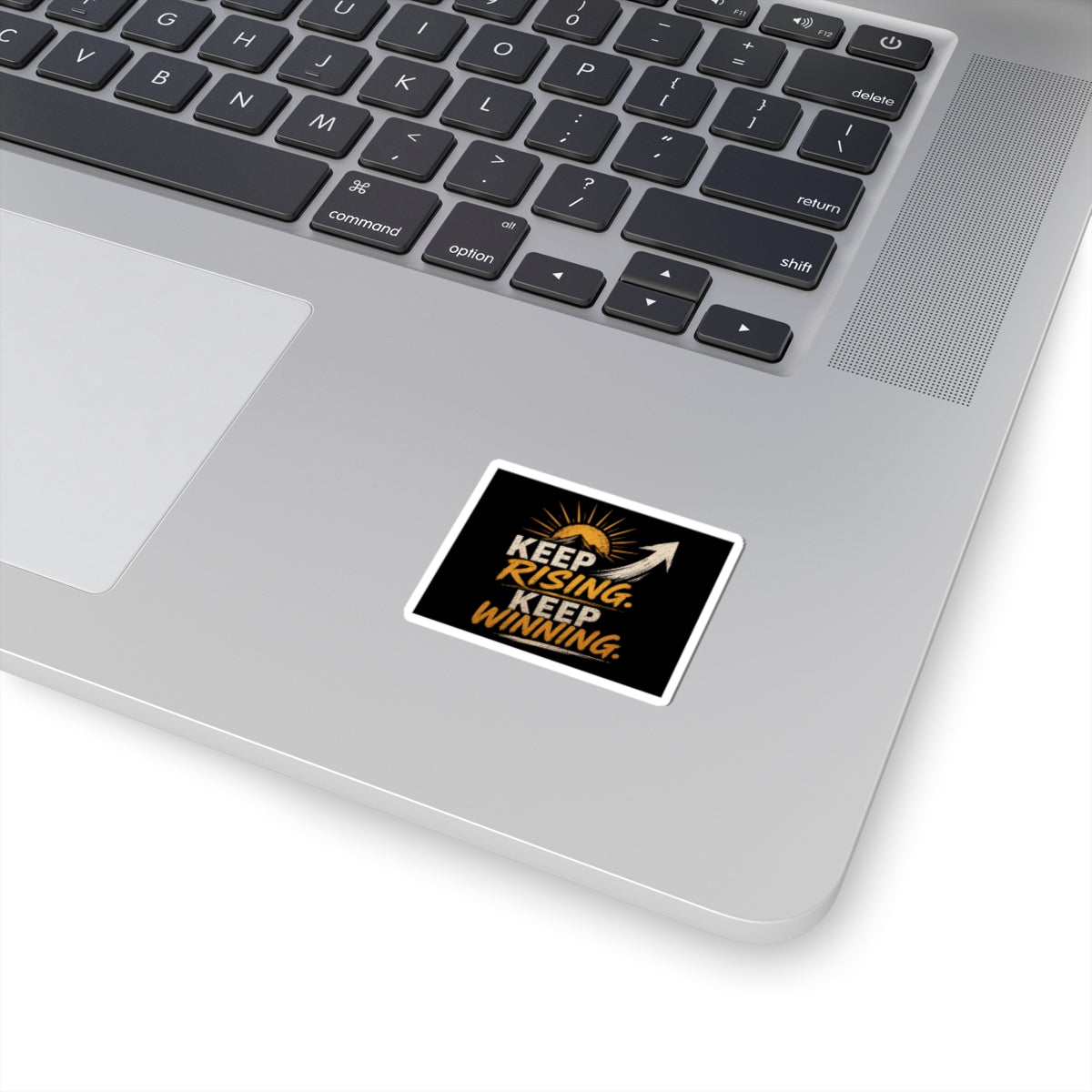Keep Rising Keep Winning Sticker — Motivational Kiss-Cut Decal