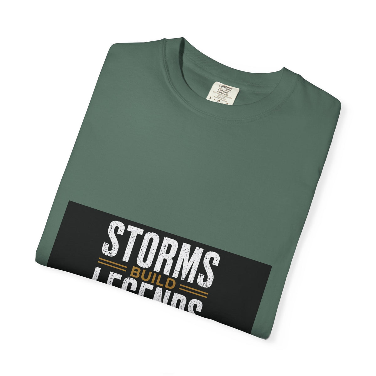 Storms Build Legends T-Shirt — Lightning Wave Graphic Tee