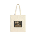 Built the Battle Canvas Tote Bag – Motivational Military-Inspired Grocery & Everyday Tote