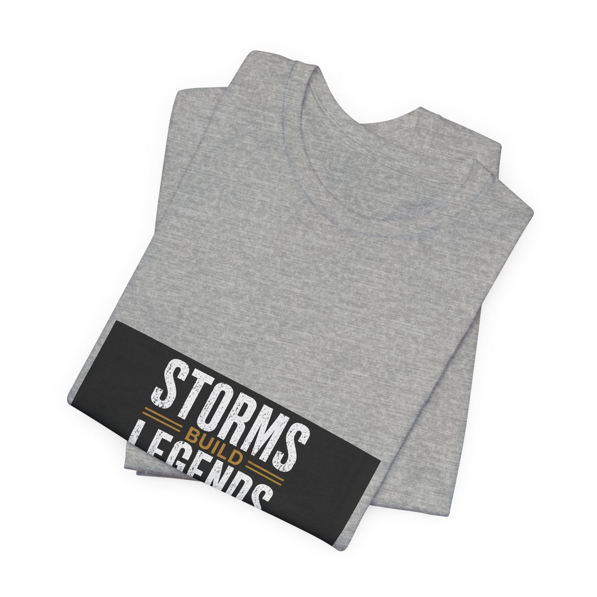 Storms Build Legends T-Shirt — Lightning Wave Graphic Tee