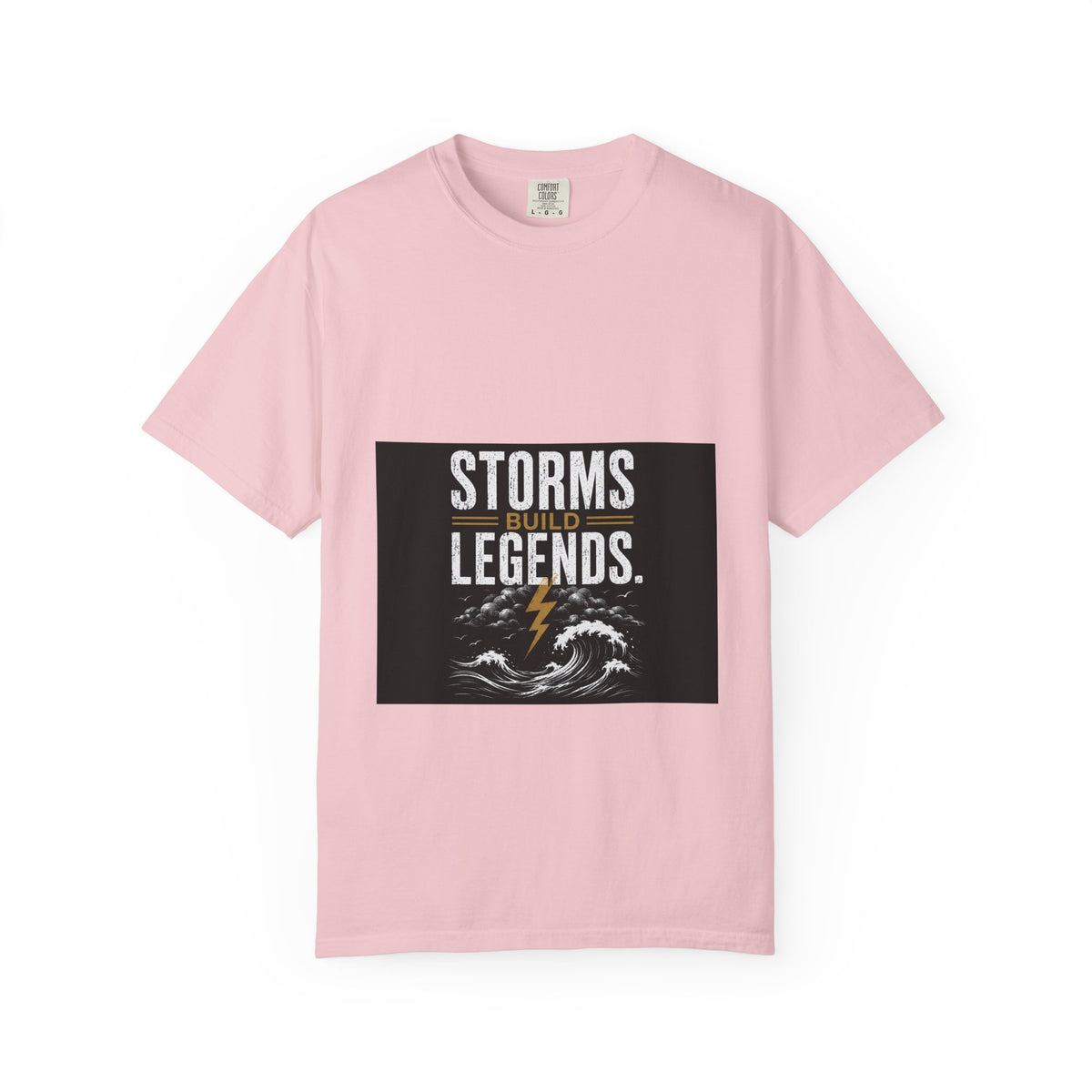 Storms Build Legends T-Shirt — Lightning Wave Graphic Tee