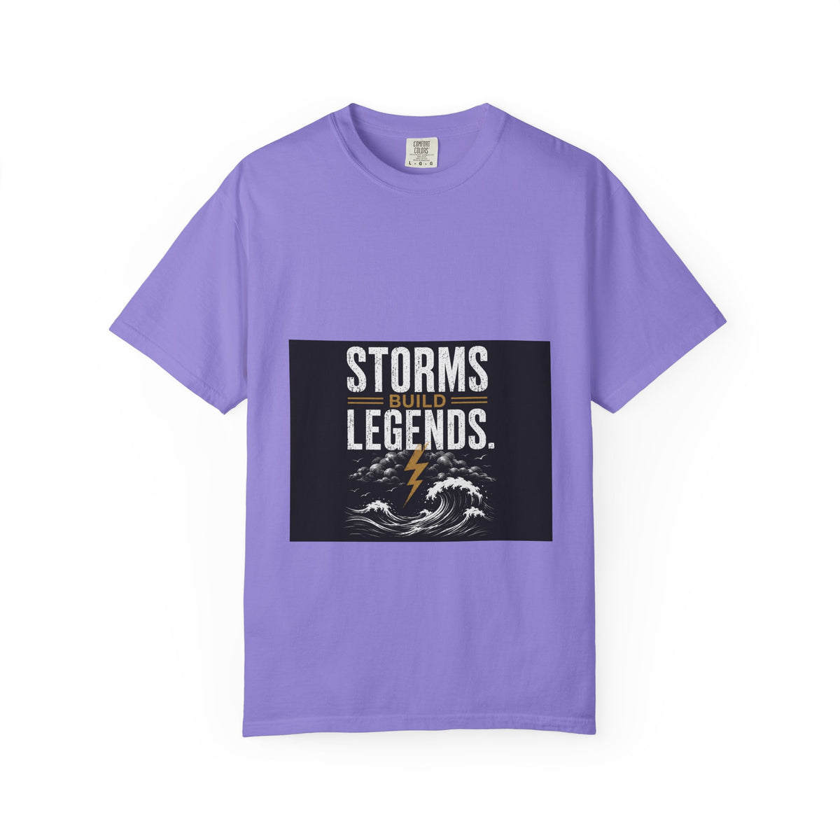 Storms Build Legends T-Shirt — Lightning Wave Graphic Tee