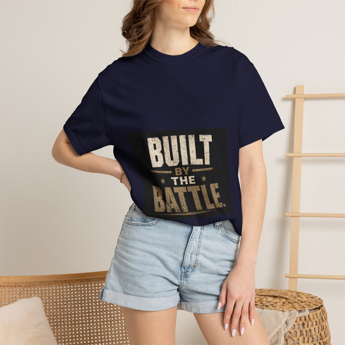 Built by the Battle T-Shirt — Military-Inspired Vintage Graphic Tee