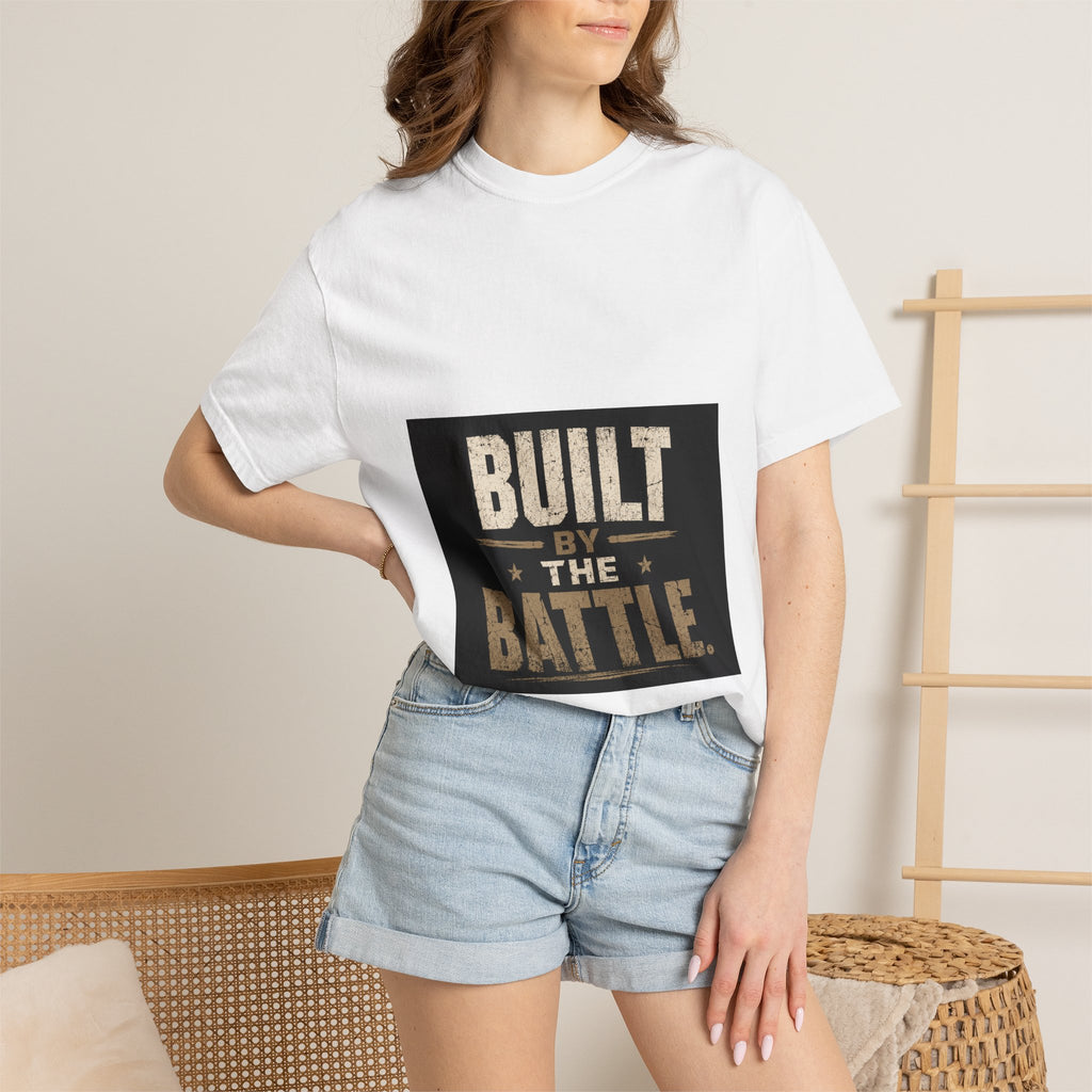 Built by the Battle T-Shirt — Military-Inspired Vintage Graphic Tee