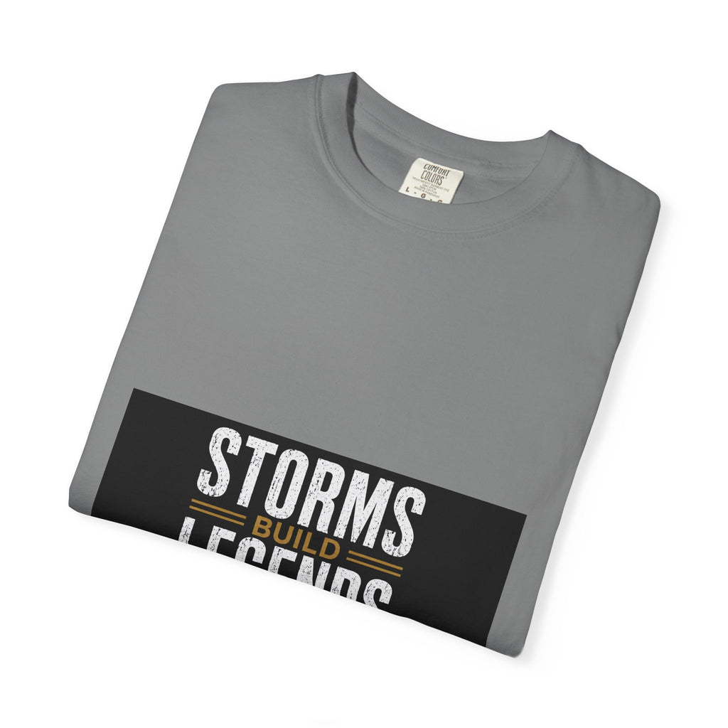 Storms Build Legends T-Shirt — Lightning Wave Graphic Tee