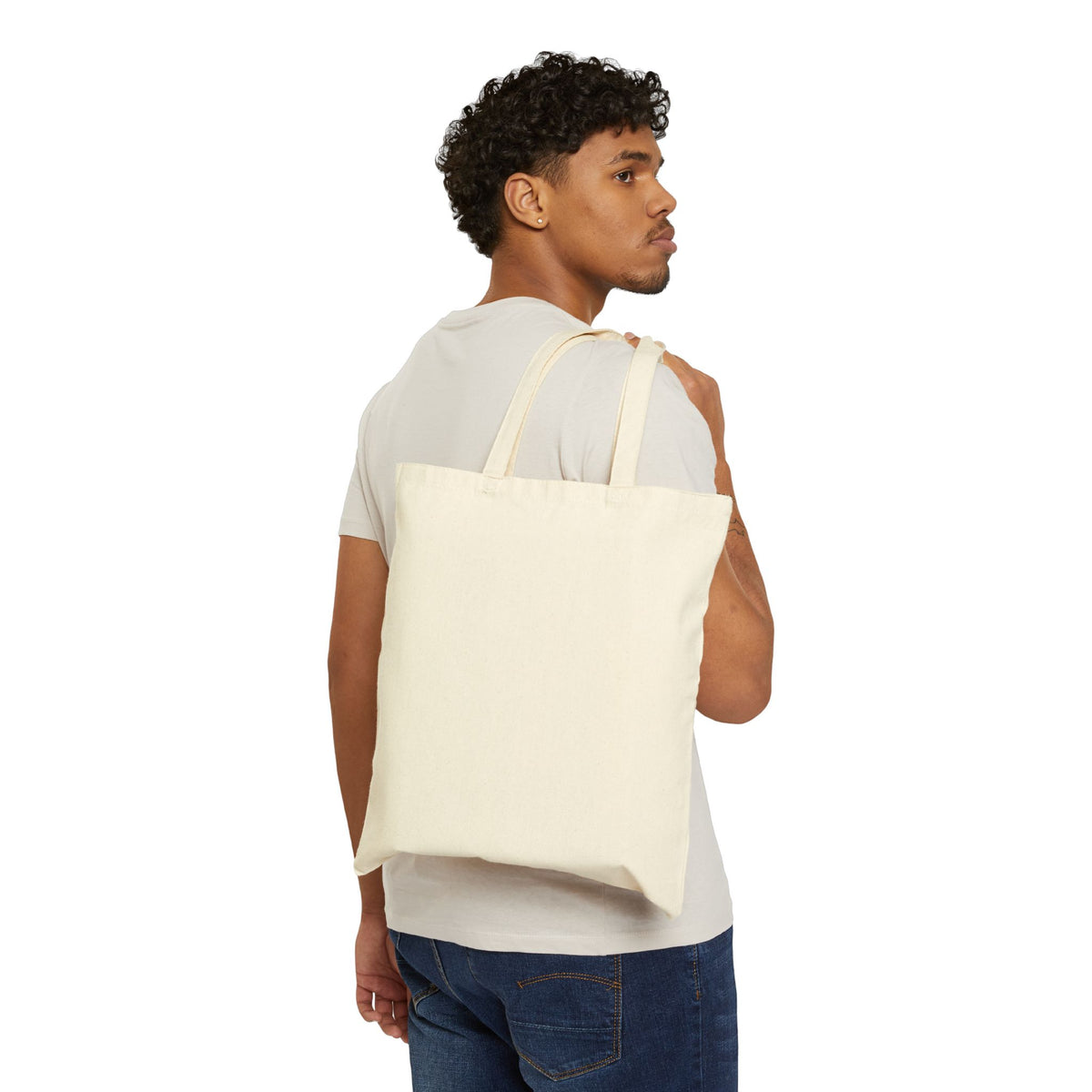 Keep Rising Keep Winning Canvas Tote Bag — Motivational Reusable Grocery & Market Tote