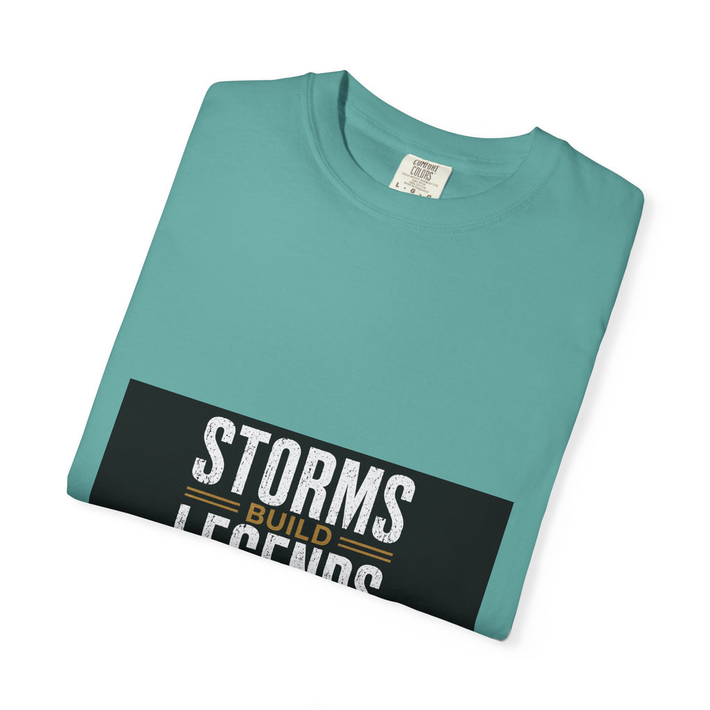 Storms Build Legends T-Shirt — Lightning Wave Graphic Tee