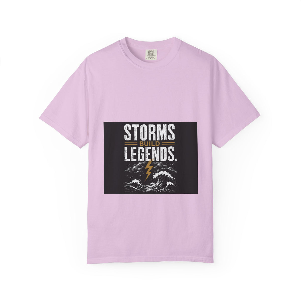 Storms Build Legends T-Shirt — Lightning Wave Graphic Tee