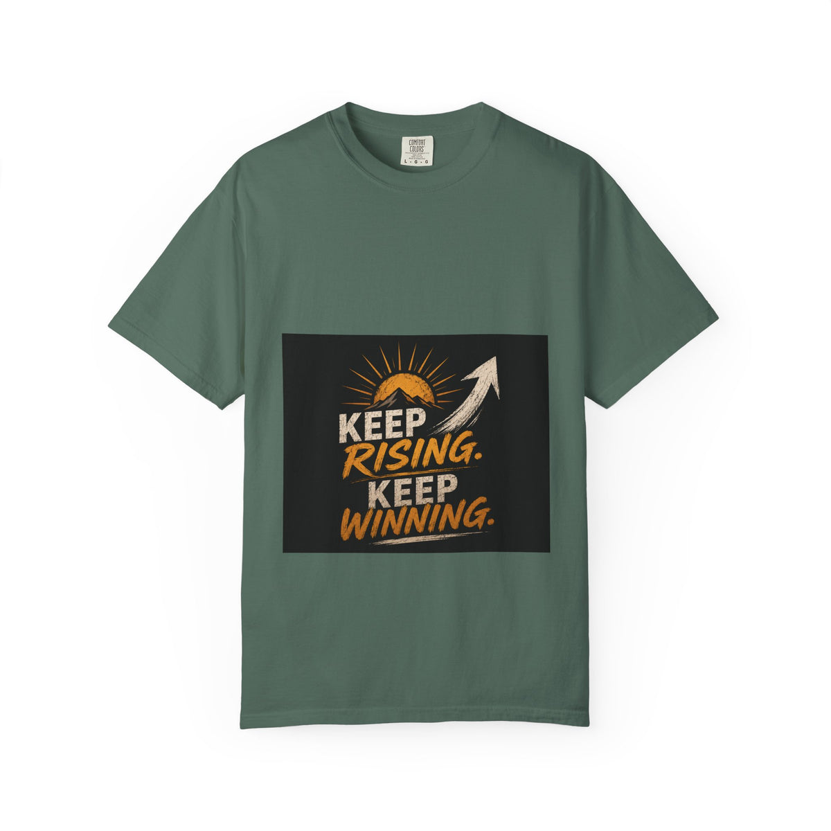 Keep Rising, Keep Winning T-Shirt — Motivational Graphic Tee