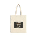 Storms & Legends Cotton Tote Bag — Adventure Graphic Canvas Shopper