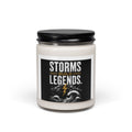 9oz Soy Candle — “Storms Build Legends” Scented Inspirational Candle