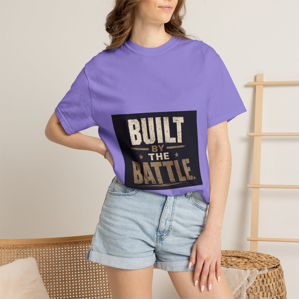 Built by the Battle T-Shirt — Military-Inspired Vintage Graphic Tee