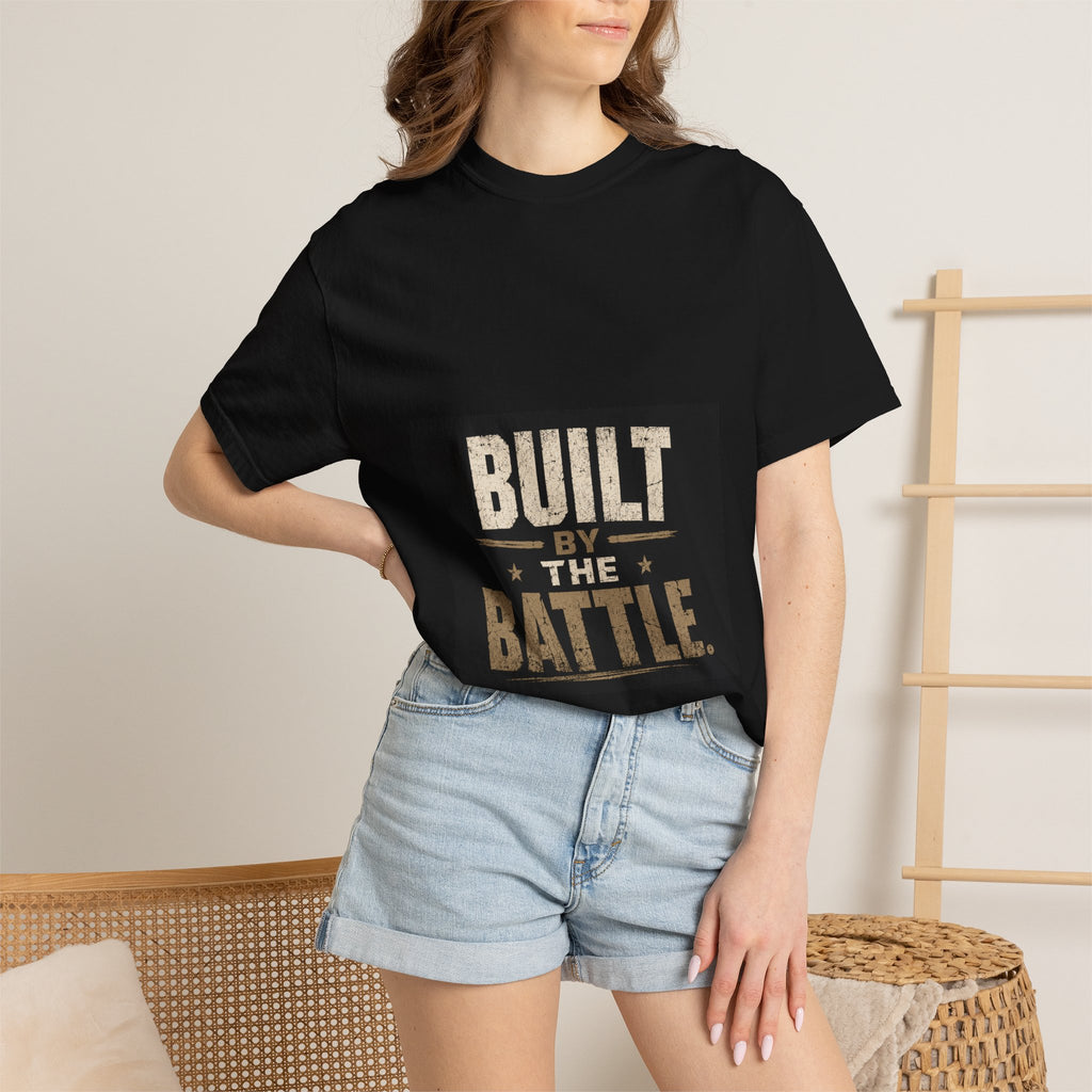 Built by the Battle T-Shirt — Military-Inspired Vintage Graphic Tee