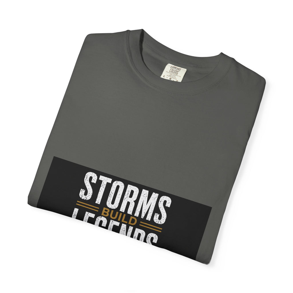 Storms Build Legends T-Shirt — Lightning Wave Graphic Tee