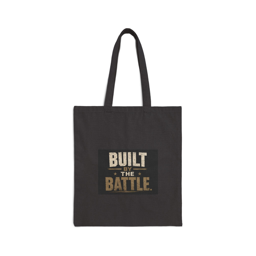 Built the Battle Canvas Tote Bag – Motivational Military-Inspired Grocery & Everyday Tote