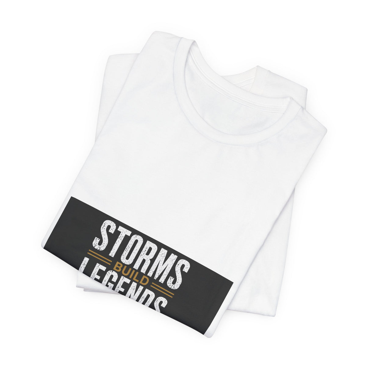 Storms Build Legends T-Shirt — Lightning Wave Graphic Tee
