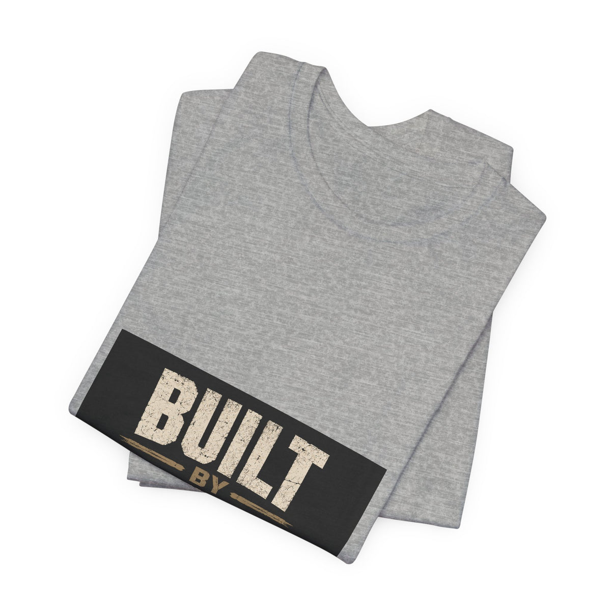 Built by the Battle T-Shirt — Motivational Military-Inspired Graphic Tee