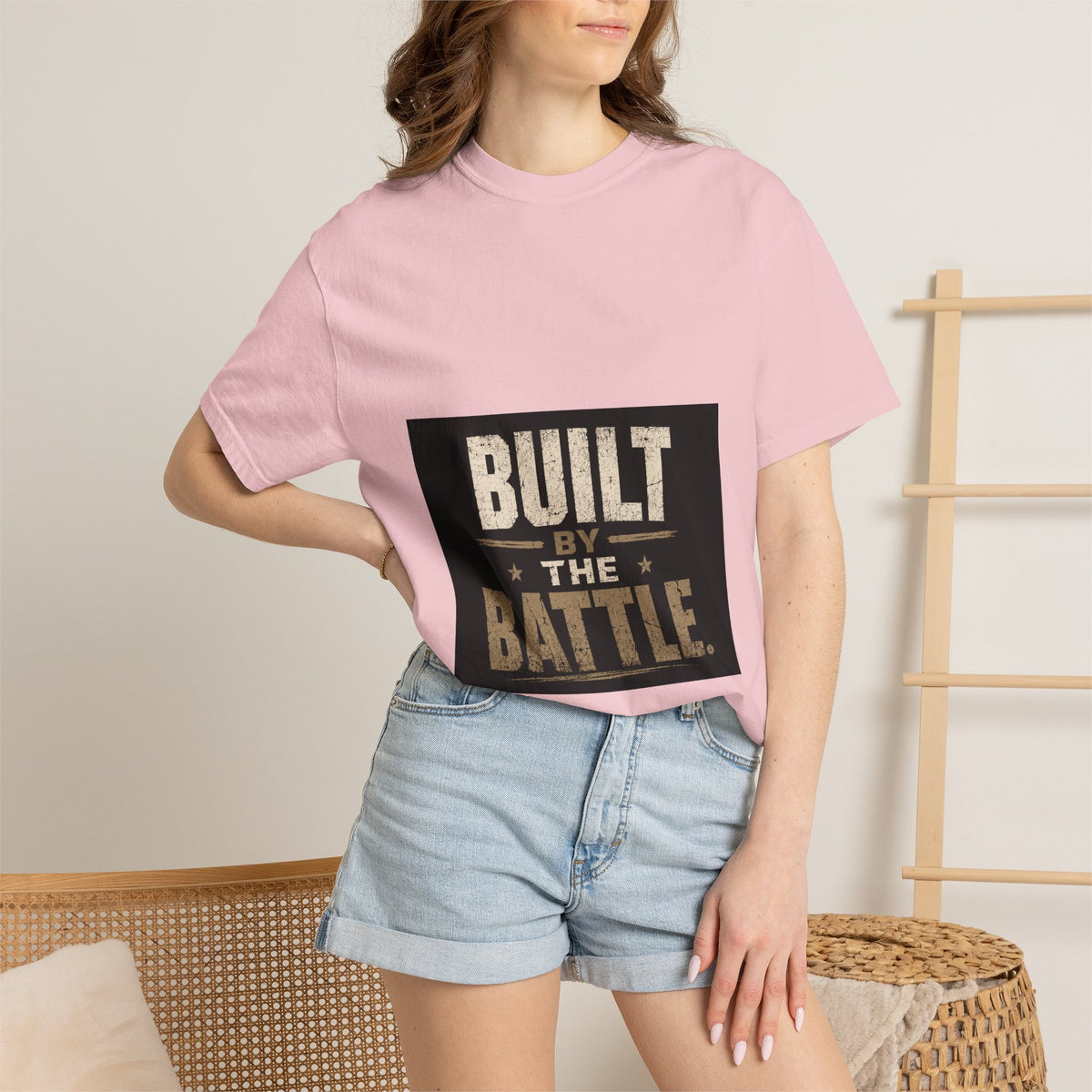 Built by the Battle T-Shirt — Military-Inspired Vintage Graphic Tee