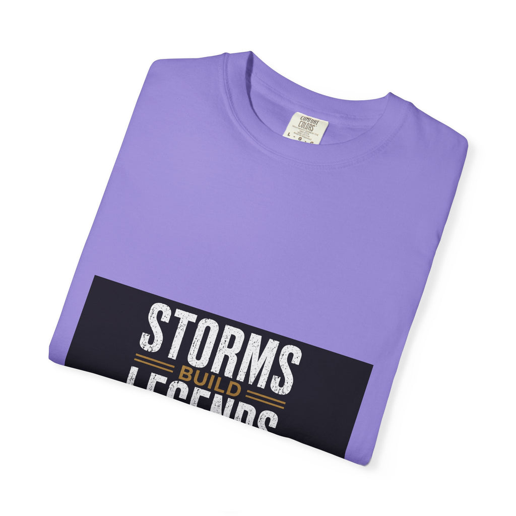 Storms Build Legends T-Shirt — Lightning Wave Graphic Tee