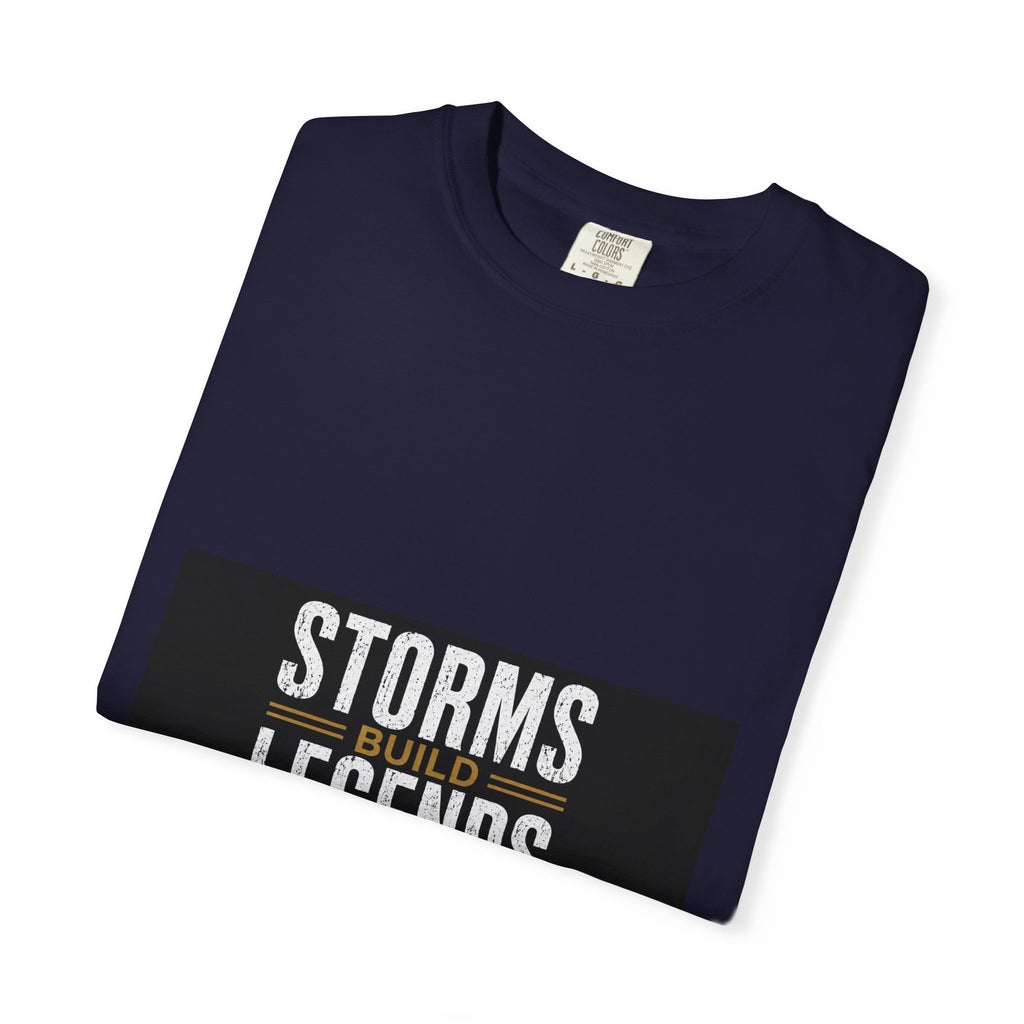 Storms Build Legends T-Shirt — Lightning Wave Graphic Tee